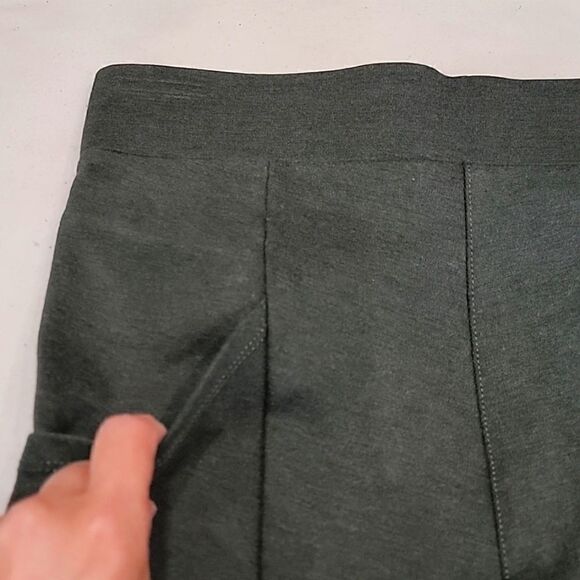 Betabrand Journey Olive Green Slimming Skinny Leg Pants - XS Petite - Picture 6 of 16